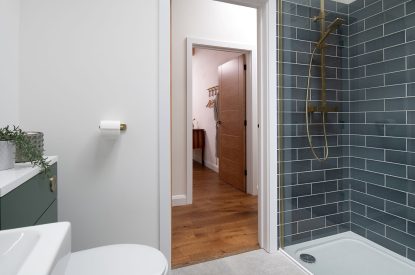A bathroom at Bracken Barn, Devon