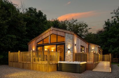 Sunset at Bracken Barn, Devon