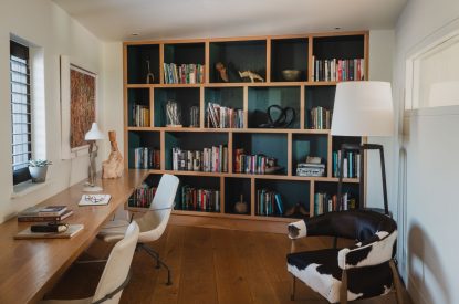 The office space at Ocean View, Cornwall