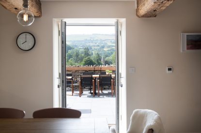 The living room at Swn y Nant, Wrexham