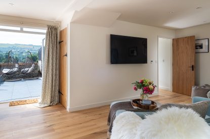 The living room at Swn y Nant, Wrexham