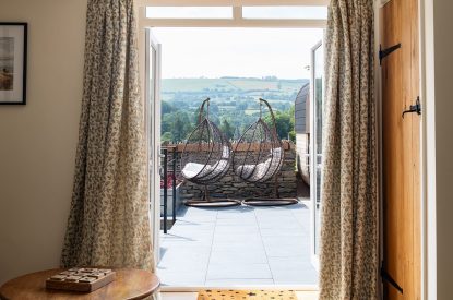 The living room at Swn y Nant, Wrexham