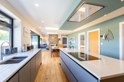 The kitchen at Shepherd's Lodge, Somerset