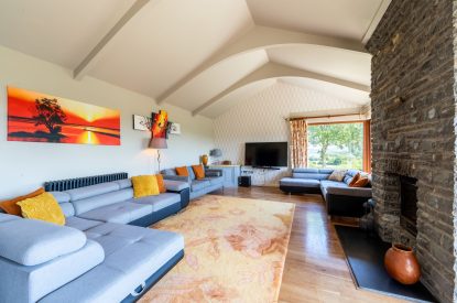 The living room at Shepherd's Estate, Somerset