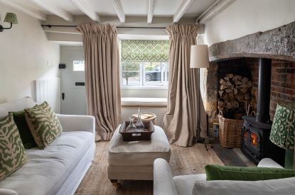 The living room at Little House, Cotswolds