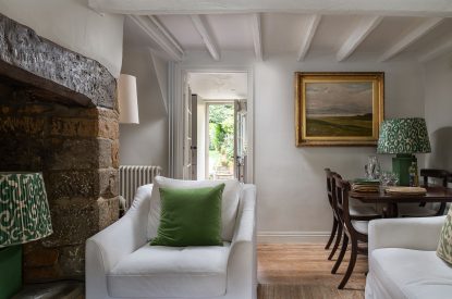 The living room at Little House, Cotswolds