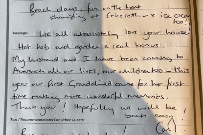 Guest reviews at Pen y Bryn, Abersoch