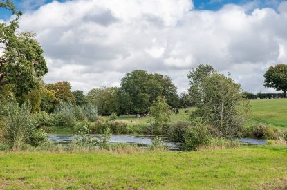 Countryside views at Kingfisher Forge, Shropshire