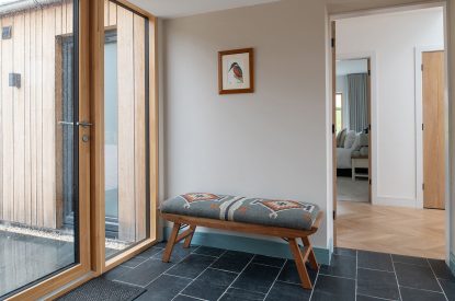 The bootroom at Kingfisher Forge, Shropshire