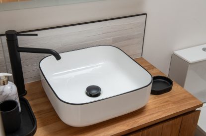 A bathroom at Kingfisher Forge, Shropshire