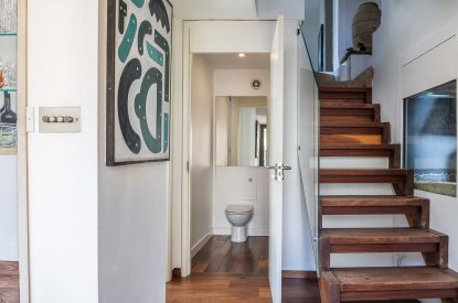 The hallway at The Old Post Office, Cotswolds