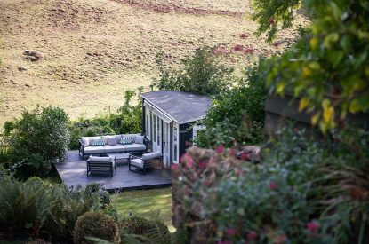 The summer house at The Old Post Office, Cotswolds