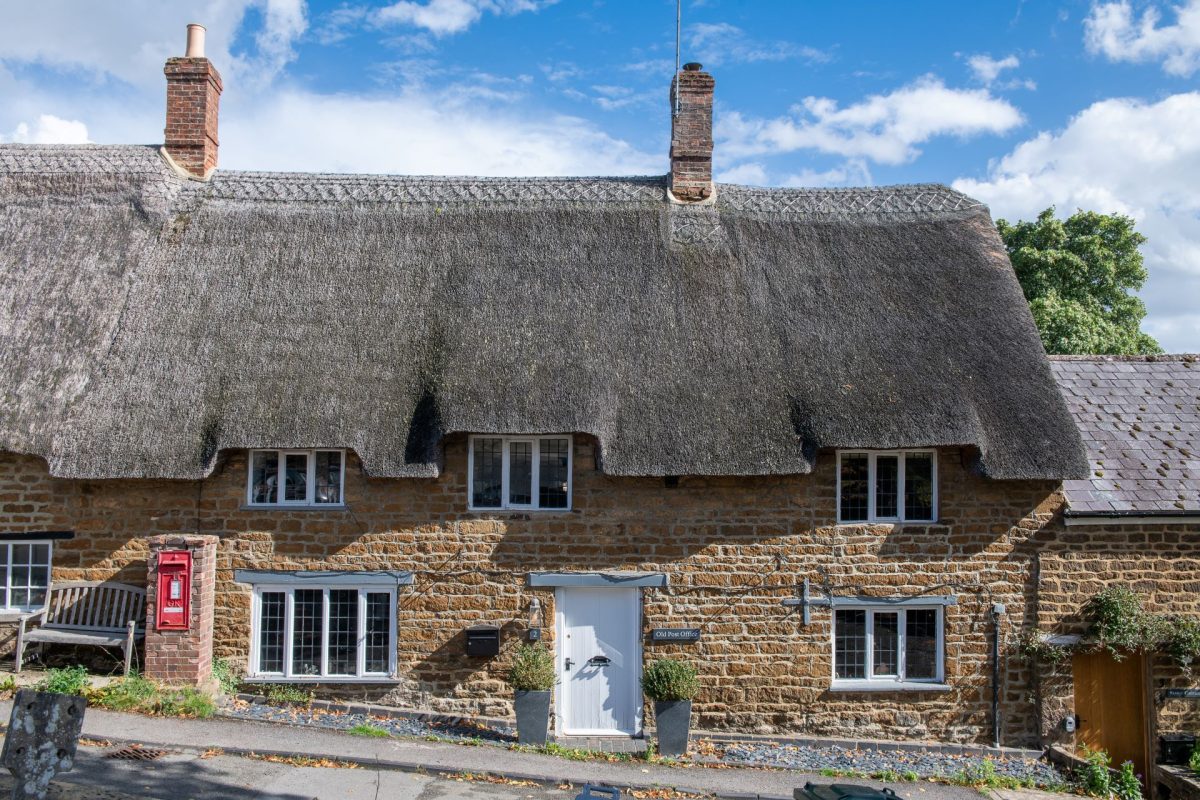 The exterior of The Old Post Office, Cotswolds