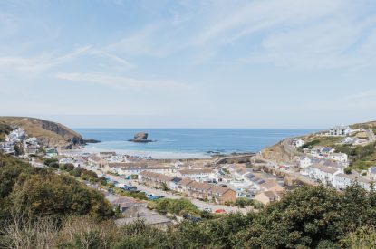 Coastal views at Tamarind Tide, Cornwall
