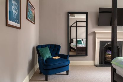 Four poster bed at Quarter House, Scottish Borders