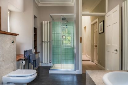 A bathroom at Quarter House, Scottish Borders