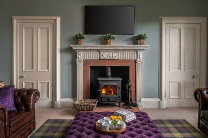 The sitting room at Quarter House, Scottish Borders
