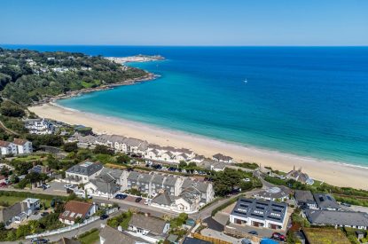 Beach views at Azure Escape, Cornwall