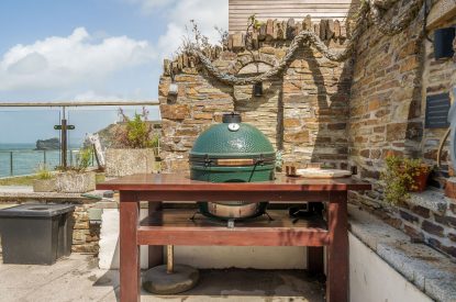 The Big Green Egg BBQ at The Tide House, Cornwall