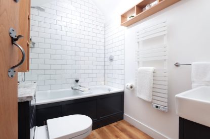 A bathroom at Wavecrest, Cornwall