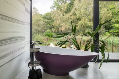 Free standing bath at The Bridge House, Hampshire