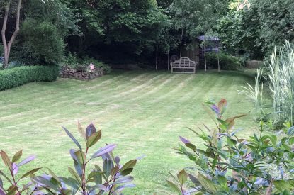 The garden at The Old Post Office, Cotswolds