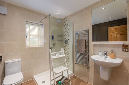 A bathroom at Esk View, Whitby