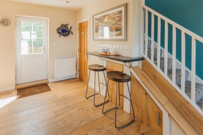 The breakfast bar at Sunset Sands, Cornwall