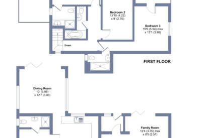 The floorplan at Sunset Sands, Cornwall