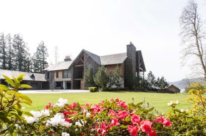 The garden at Lake View Lodge, Lake District