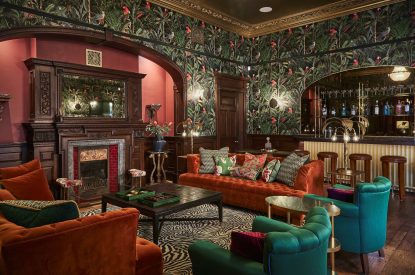 A reception room at Ty Culfor, Anglesey