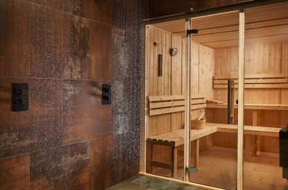 The sauna at Ty Culfor, Anglesey