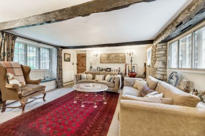 The sitting room at Preedy's Cottage, Cotswolds