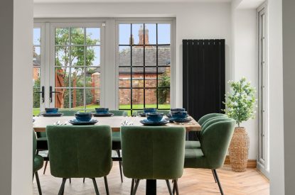 The dining room at Forge Cottage, Staffordshire