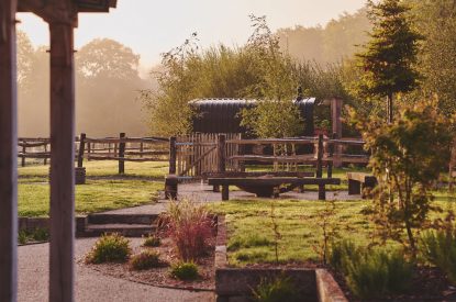 The garden at Mill House, Powys