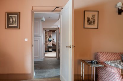 The living room at Wyvern House, Shropshire