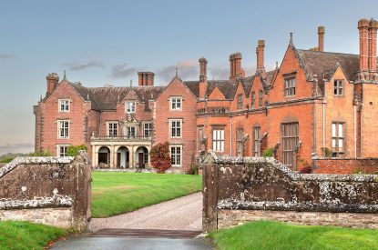 The historic house at Wyvern House, Shropshire