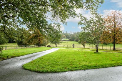 The grounds at Wyvern House, Shropshire
