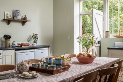 The dining kitchen at Wyvern House, Shropshire