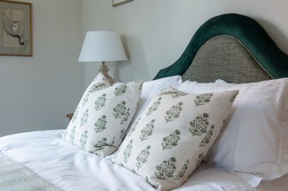 A double bedroom at Wyvern House, Shropshire