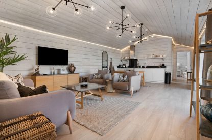 The living space at Priory Orchard, Essex