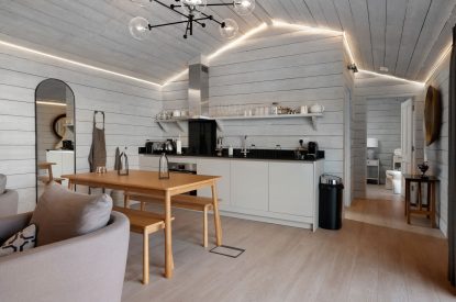 The dining kitchen at Priory Orchard, Essex