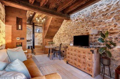 The living space at Priory Barn, Essex