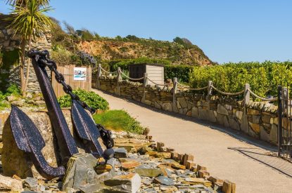 The garden at Lightkeepers Cottage, Cornwall