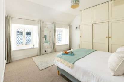 A double bedroom at Mariner's Cottage, Cornwall