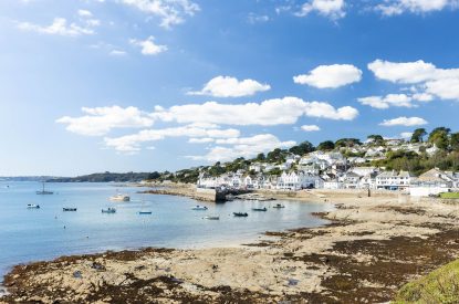 Coastal views at Mariner's Cottage, Cornwall
