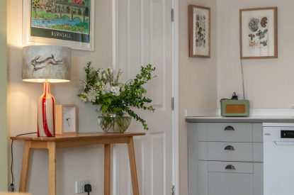 The dining kitchen at Wrenstone House, Yorkshire Dales