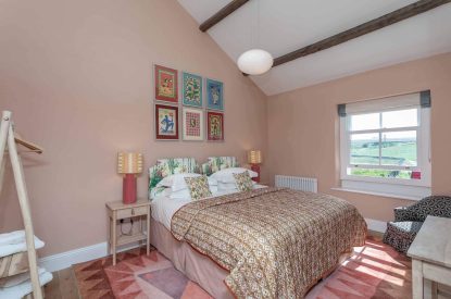 A double bedroom at Wrenstone House, Yorkshire Dales