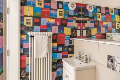 A bathroom at Wrenstone House, Yorkshire Dales