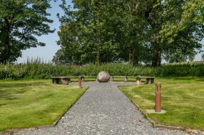 The gardens at Wrenstone House, Yorkshire Dales